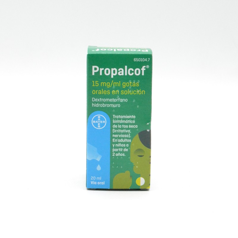 PROPALCOF 15 MG/ML GOTAS ORALES SOLUCION 20 ML(ANTES ROMILAR GOTAS)